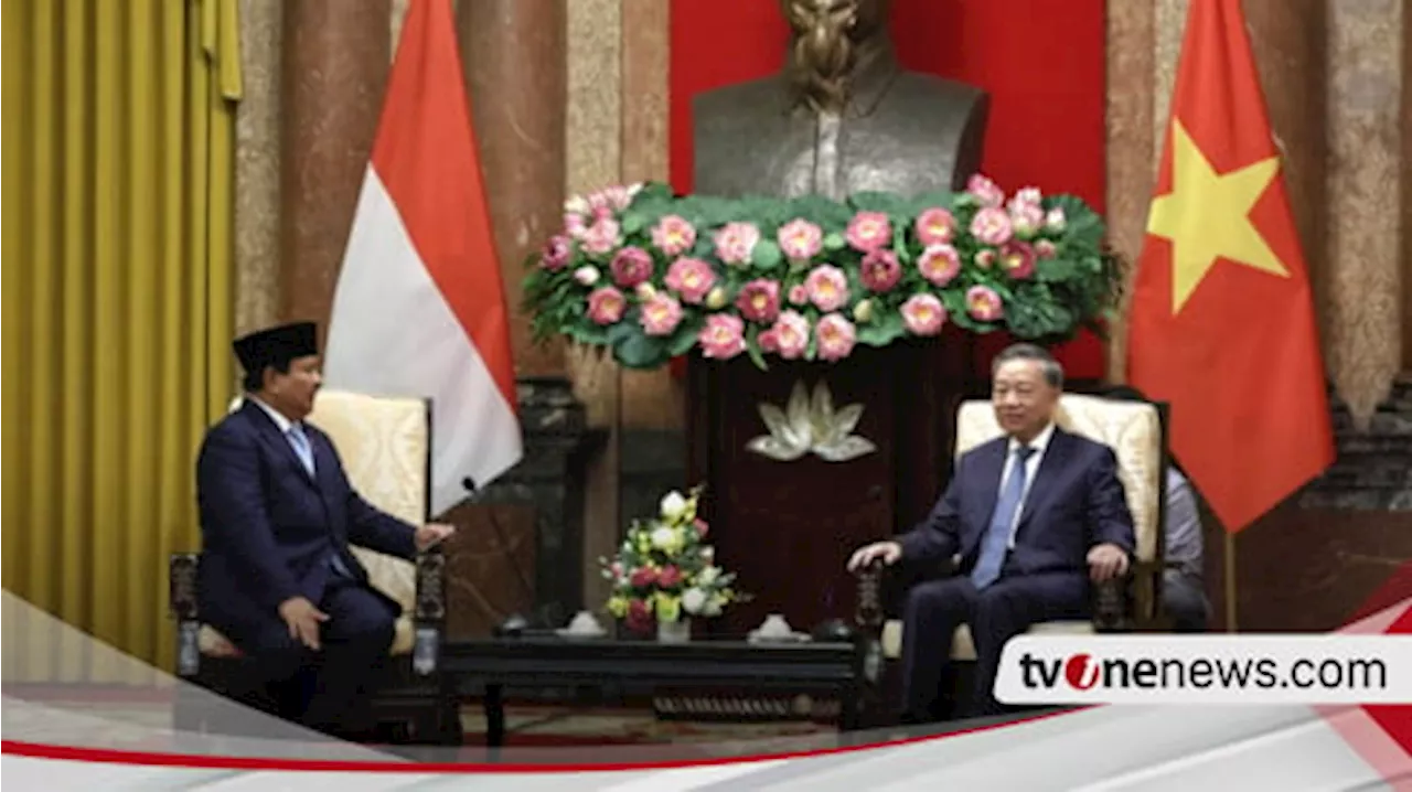 Prabowo Bertemu Presiden Vietnam, Kenalkan Diri Sebagai Presiden Indonesia Berikutnya