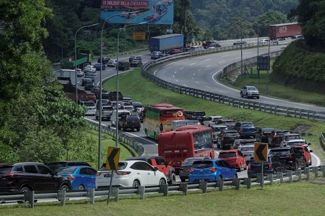 Cuti sekolah: Trafik perlahan menghala Pantai Timur, Utara