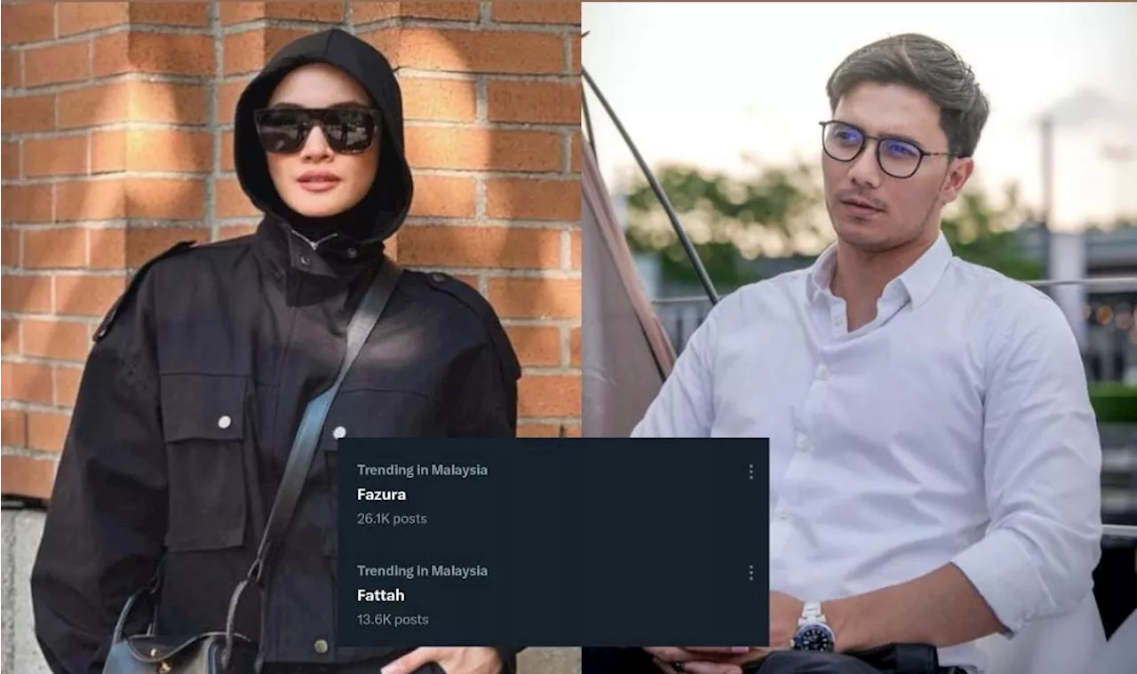 Fazura, Fattah kekal ‘trending’ di X