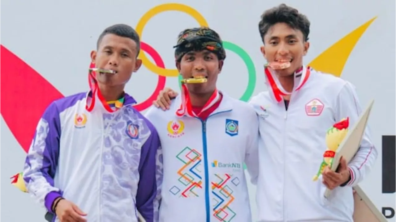 Lalu Muhammad Zohri Sumbang Emas untuk NTB di PON 2024