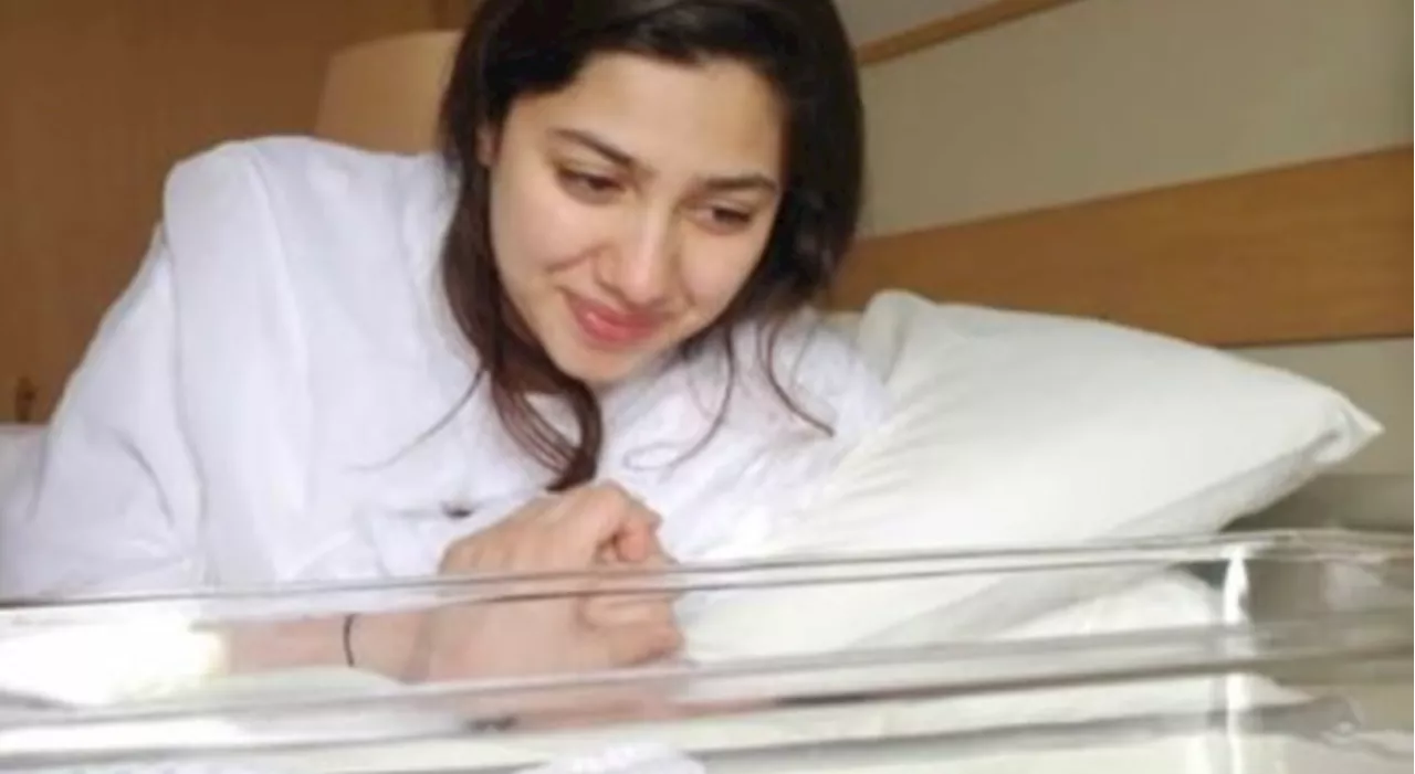 Mahira Khan drops first click with baby ‘Azlan’ from hospital