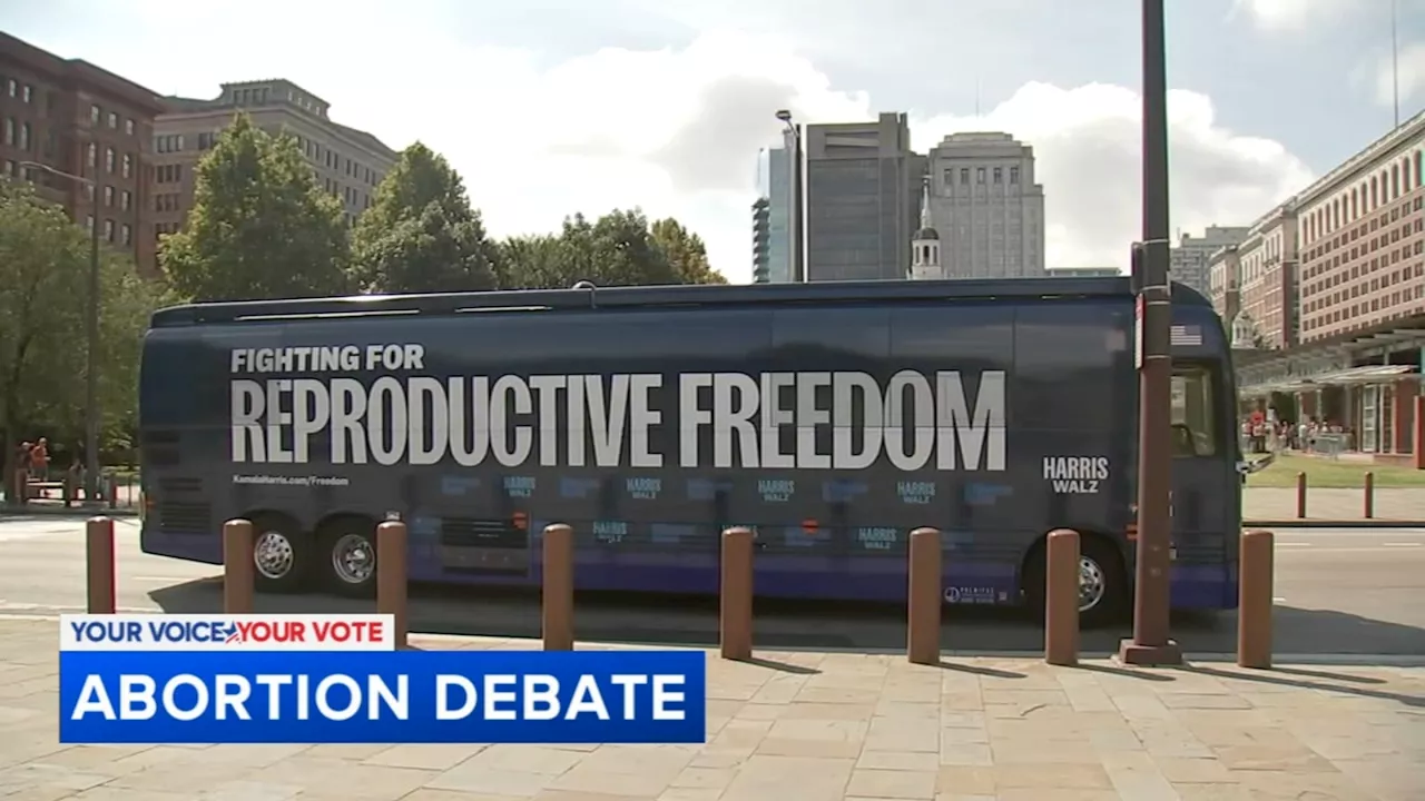 Abortion becomes center focus of Harris-Walz bus tour kicking off in Philadelphia