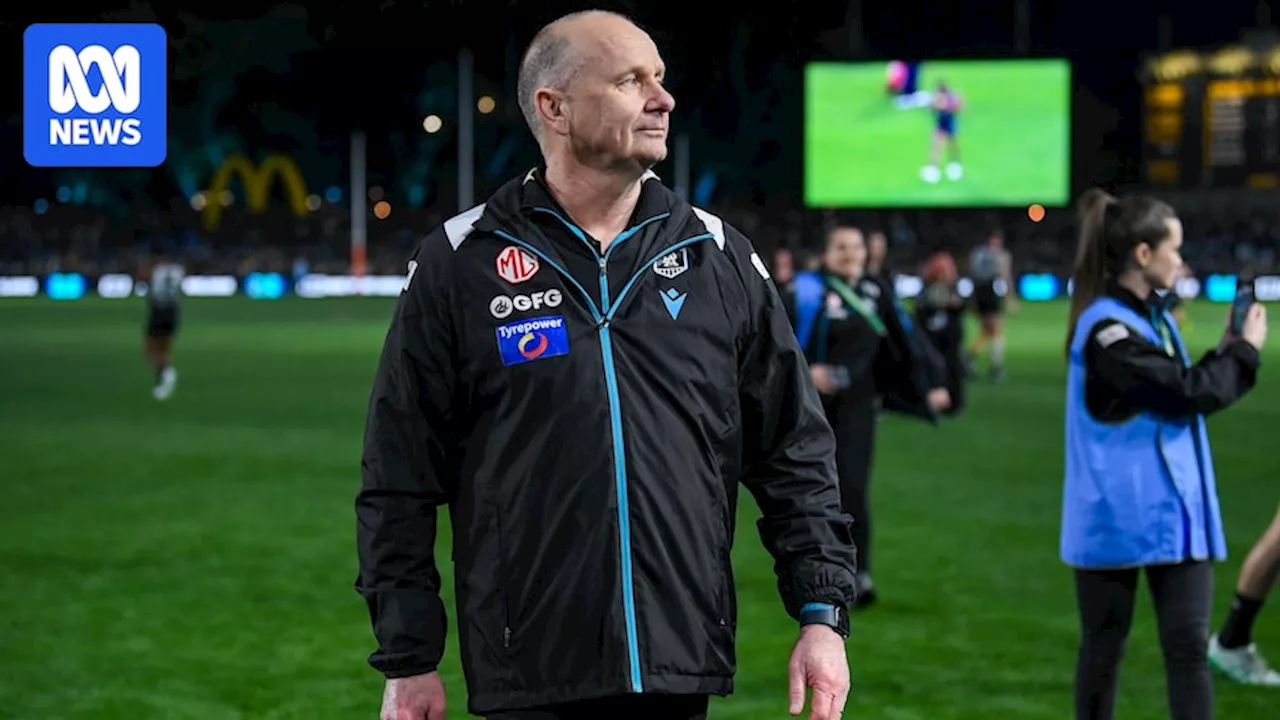 AFL fines Port Adelaide $20,000 after Ken Hinkley's confrontation with Hawks following semifinal