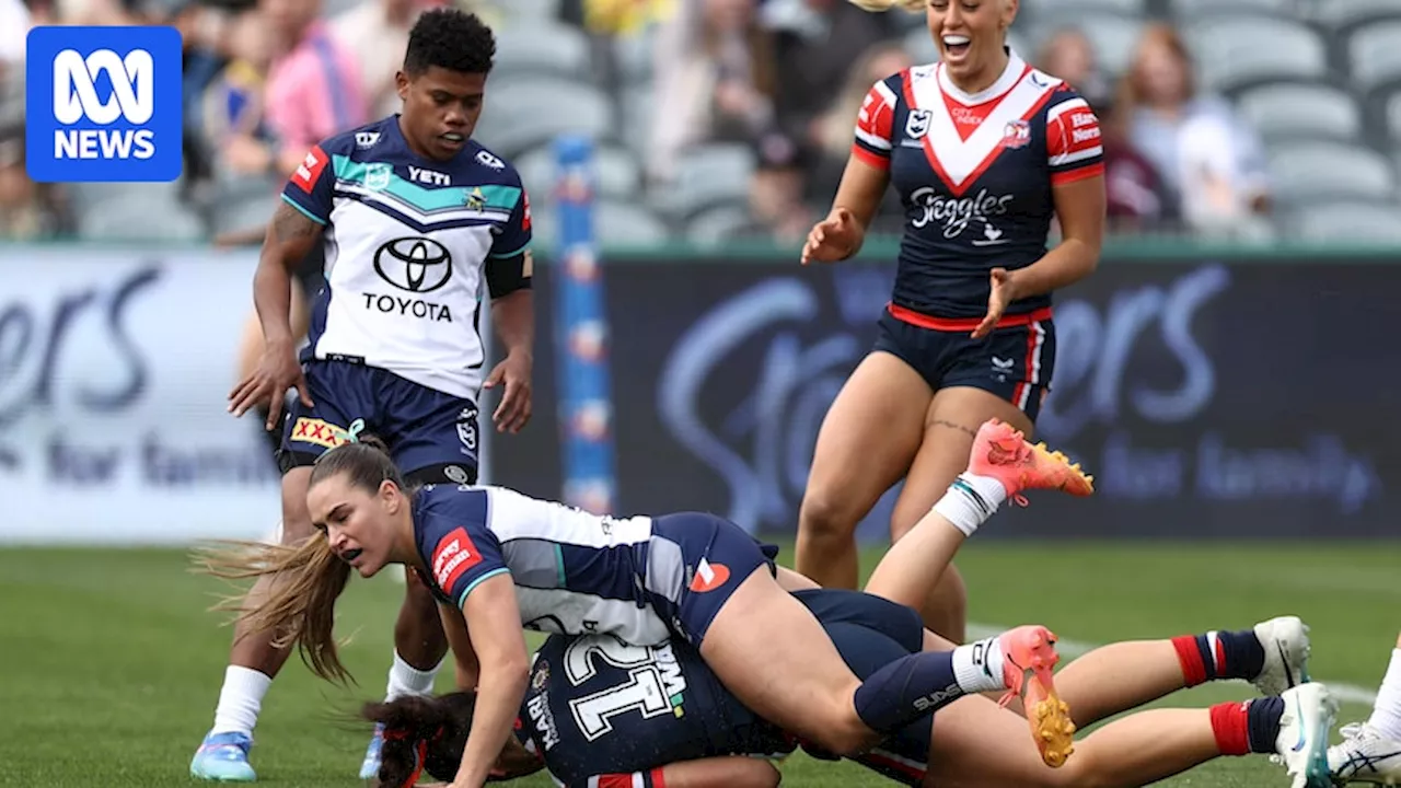 Sydney Roosters take NRLW top spot with 24-12 win over North Queensland