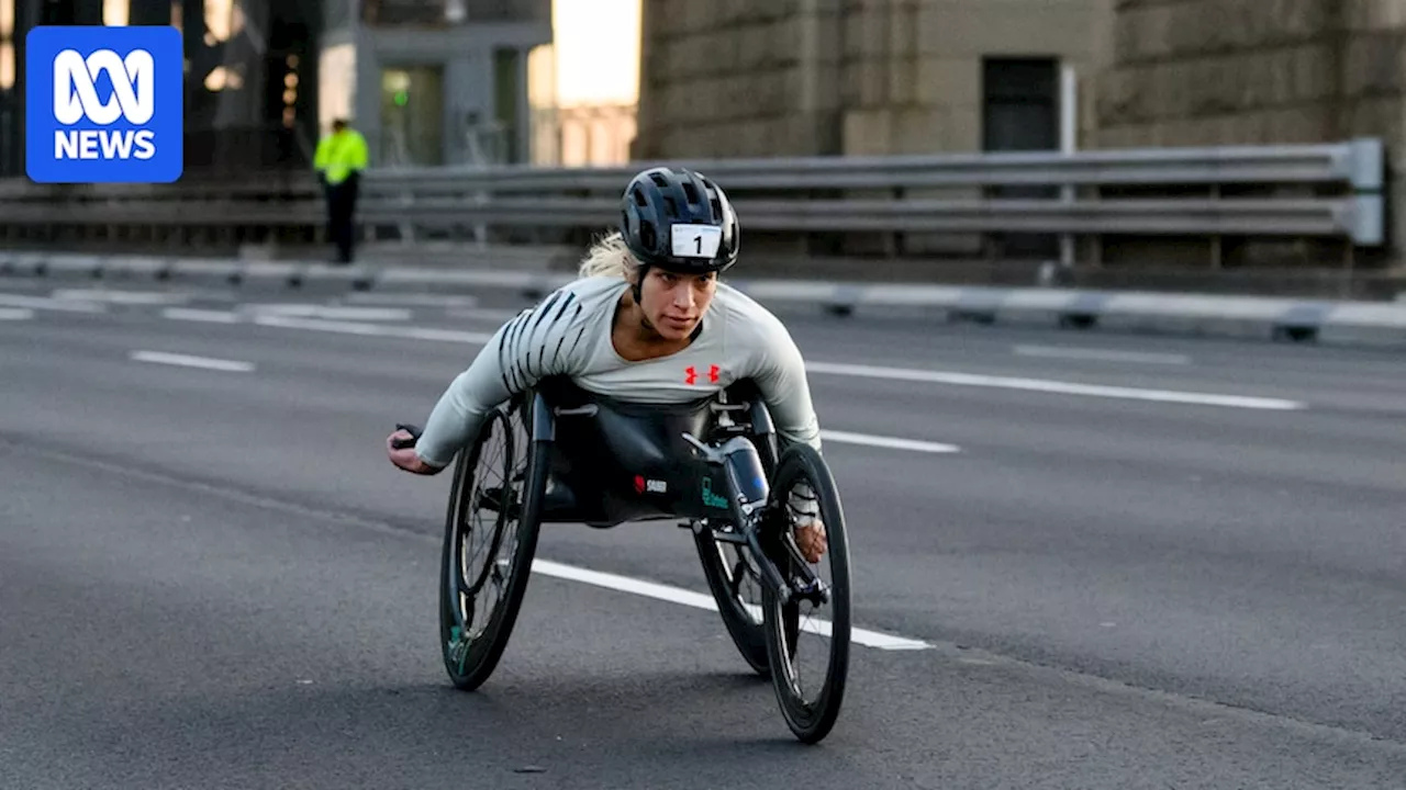 Wheelchair racing great Madison de Rozario wins Sydney Marathon to complete emotional month