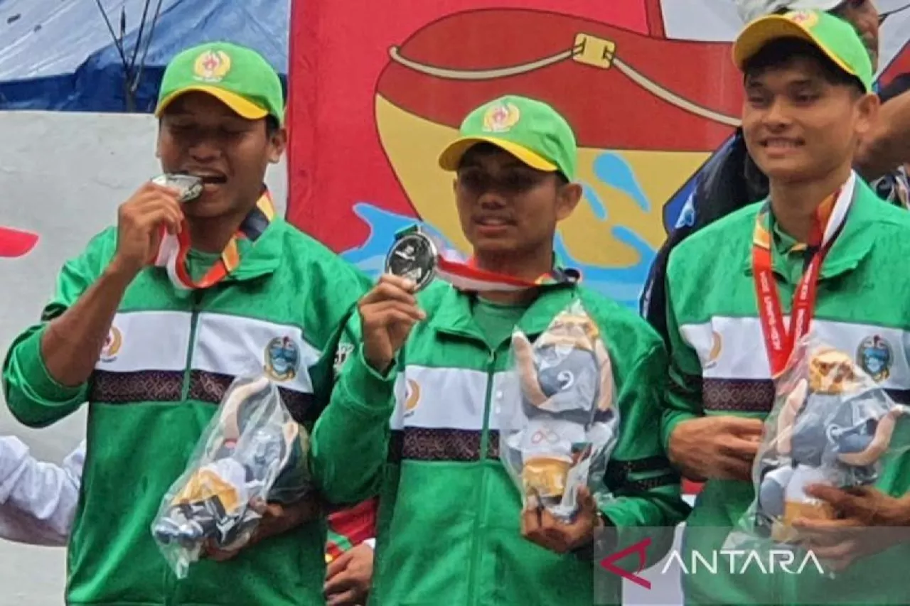 Atlet arung jeram Sumut binaan Bobby sumbang emas PON Aceh-Sumut