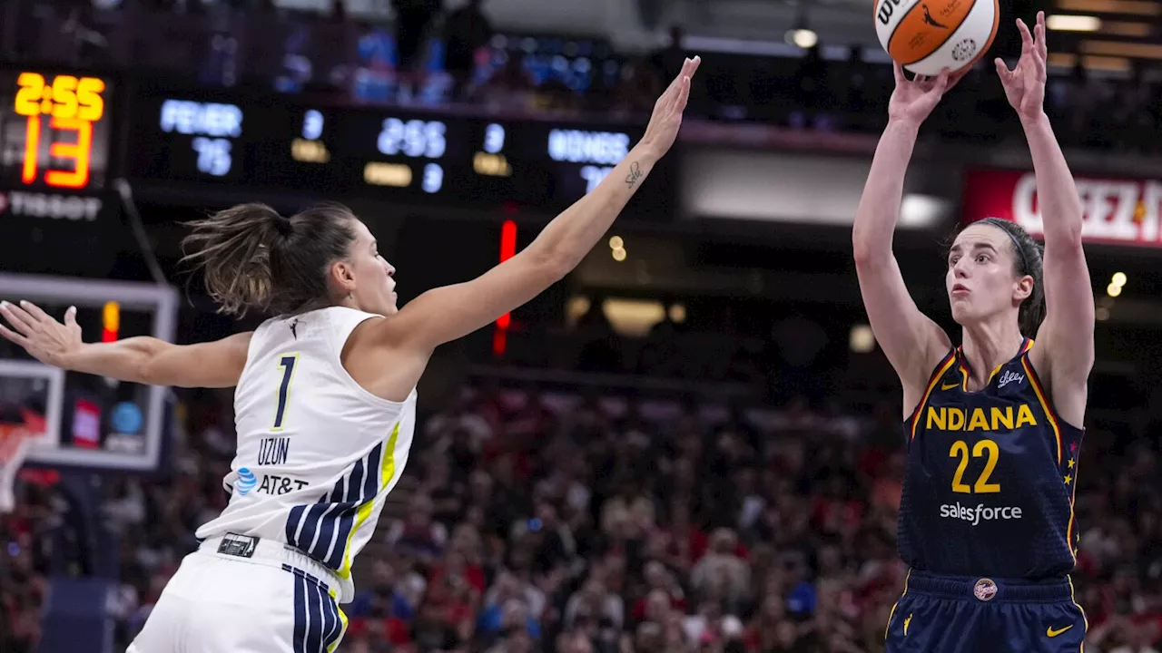 Caitlin Clark scores career-high 35, Kelsey Mitchell adds 30 as Fever beat Wings 110-109