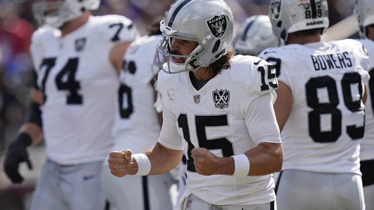 Gardner Minshew rallies Raiders past Ravens 26-23 with 3 fourth-quarter scoring drives