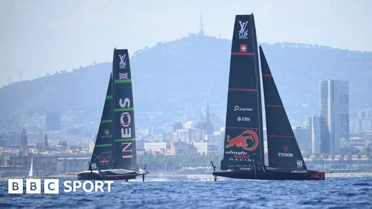 Louis Vuitton Cup: Ben Ainslie's Ineos Britannia one win from final