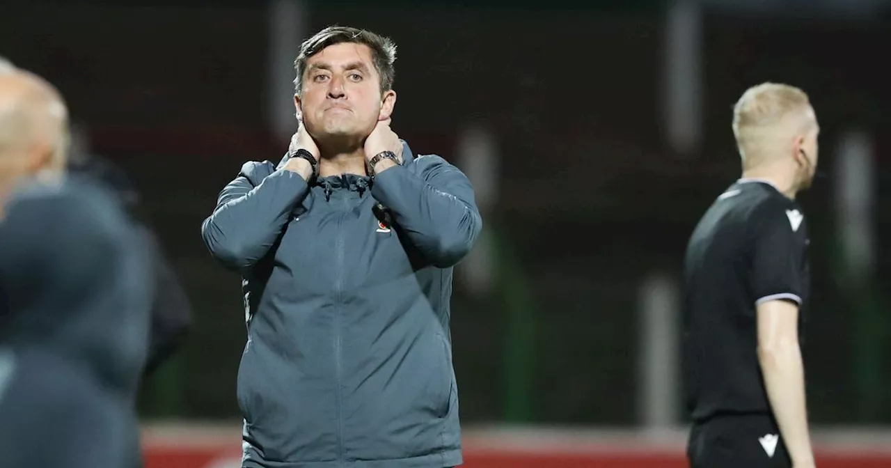 Frustrated Declan Devine fires a warning as Glens slip to third league defeat