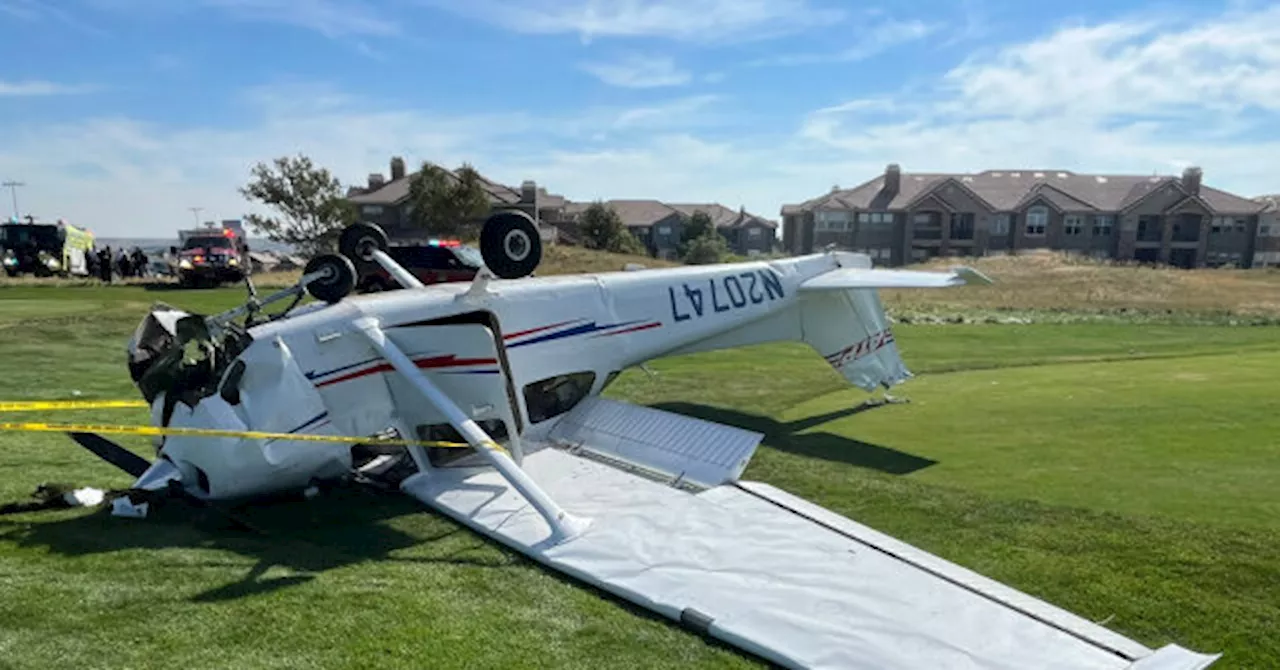 Small Plane Crashes at Colorado Golf Course, Both Occupants Walk Away