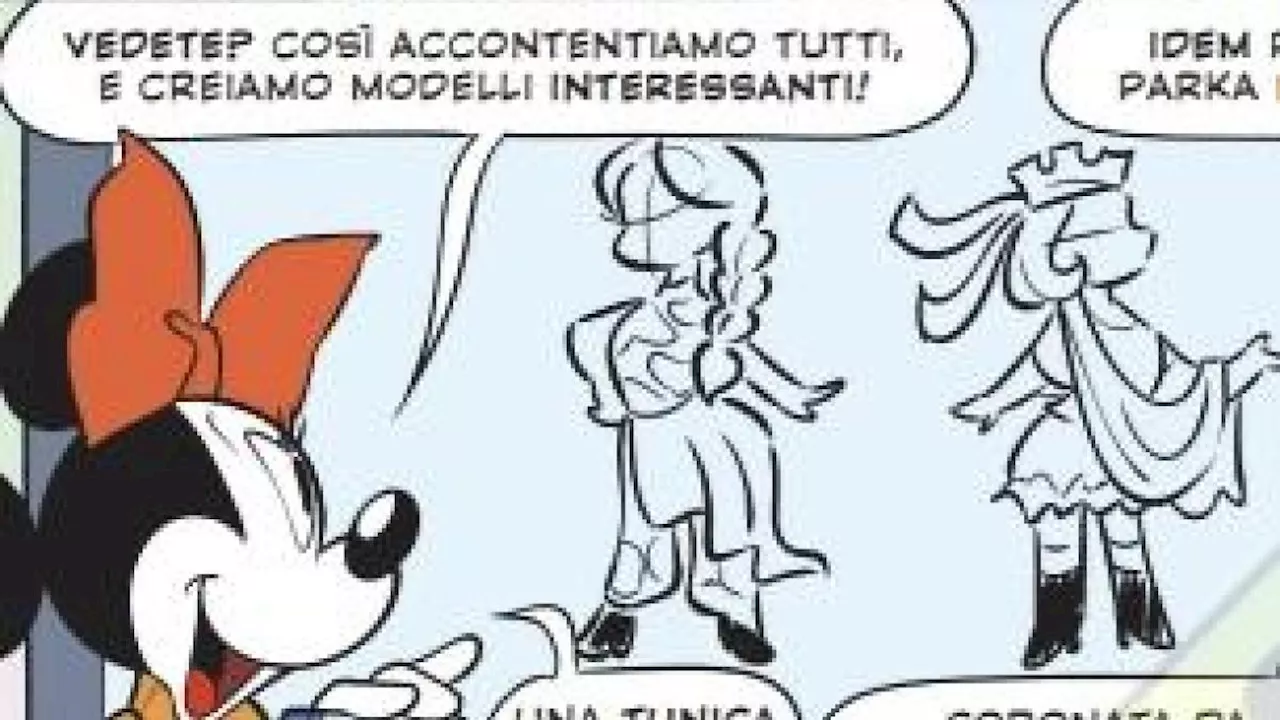 Topolino omaggia la Milano Fashion Week con 'Minni prêt-à-porter