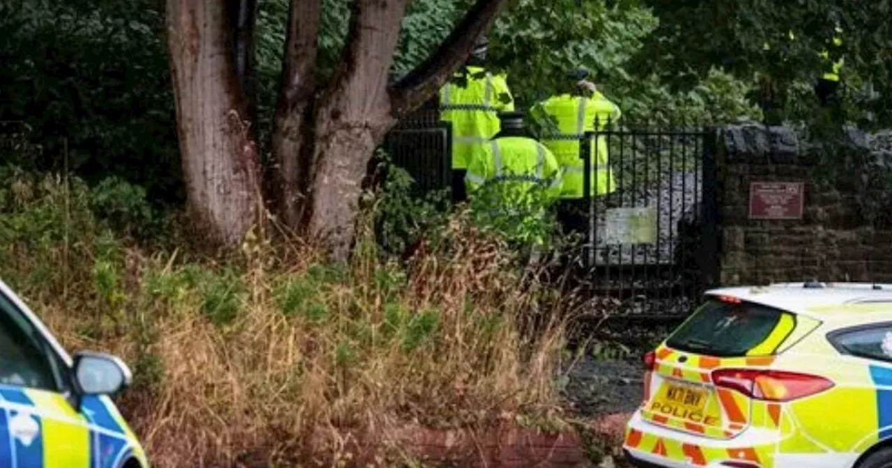 Police lock down crematorium and cemetery after 'human remains found nearby'