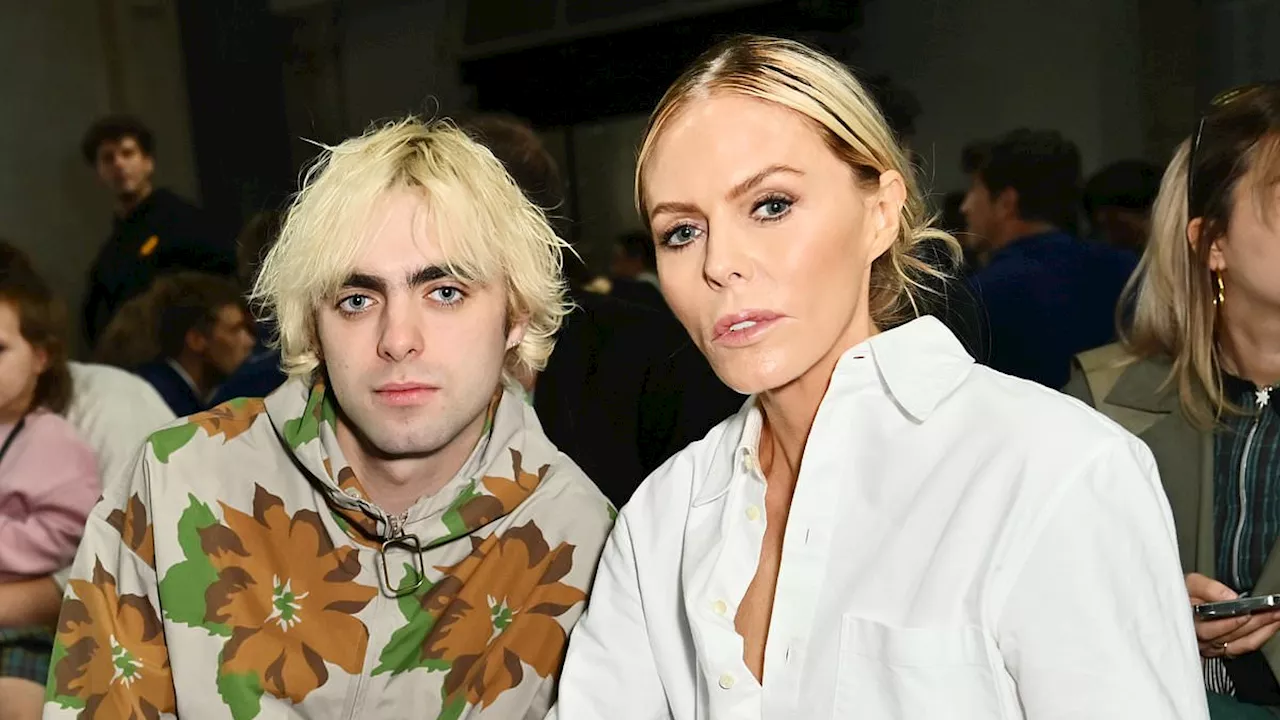 Because we need each other! Lennon Gallagher is joined by mum Patsy Kensit on the front row at...