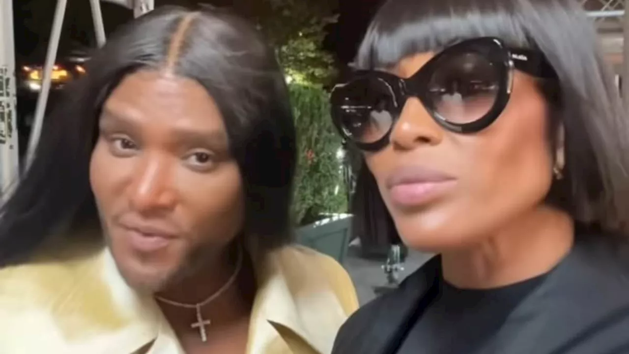 Naomi Campbell and Law Roach seem to throw shade at Rihanna in video