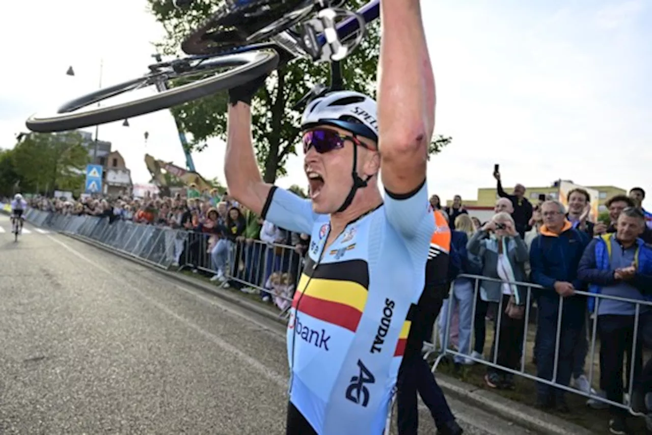 Tim Merlier is de nieuwe Europese kampioen wielrennen