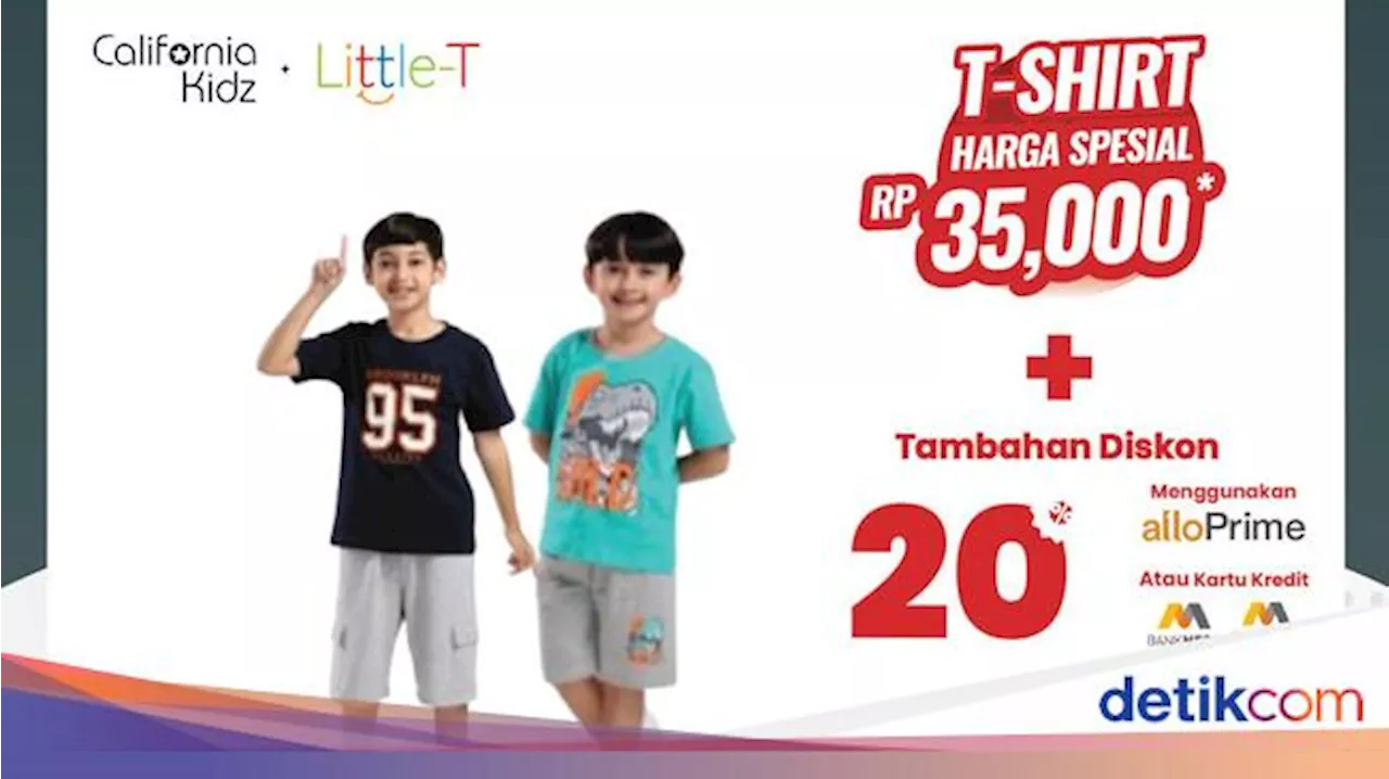 Sayang Anak, Baju Anak Mulai Rp 35 Ribu di Transmart Full Day Sale