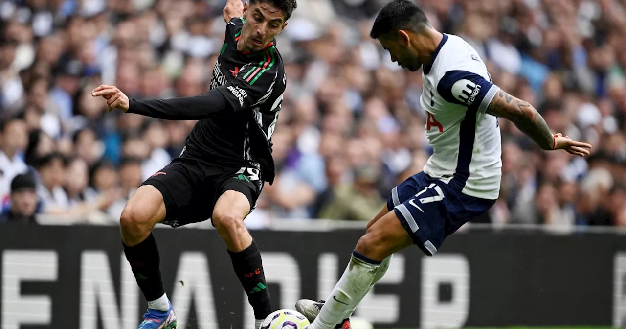 El Tottenham del Cuti Romero perdió el clásico ante el Arsenal