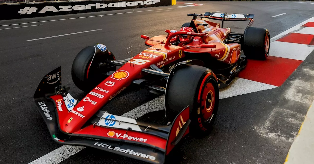 GP de Bakú: Leclerc desde la pole, Hamilton desde el pit lane