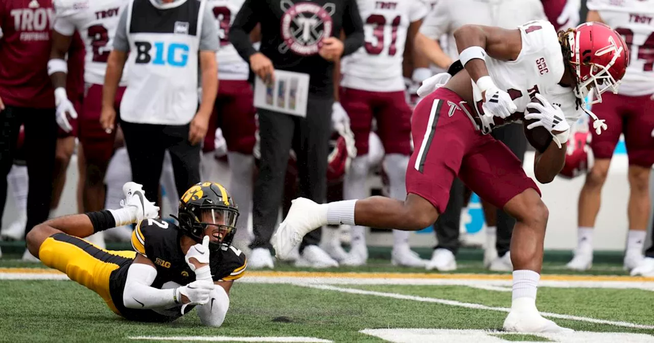 UPDATED: Despite Ross' big plays, Troy falls to Iowa