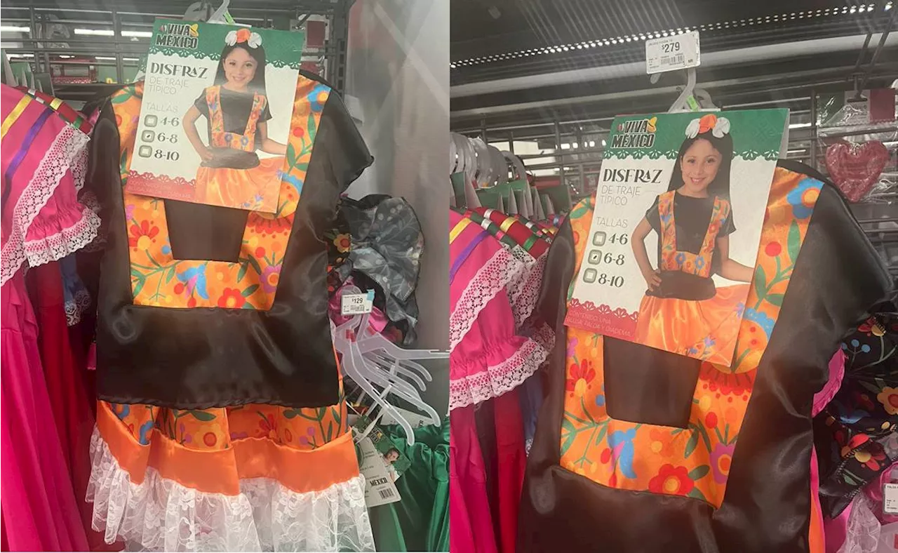 Zapotecas acusan a Walmart de plagio; venden traje típico como 'disfraz' de fiestas patrias