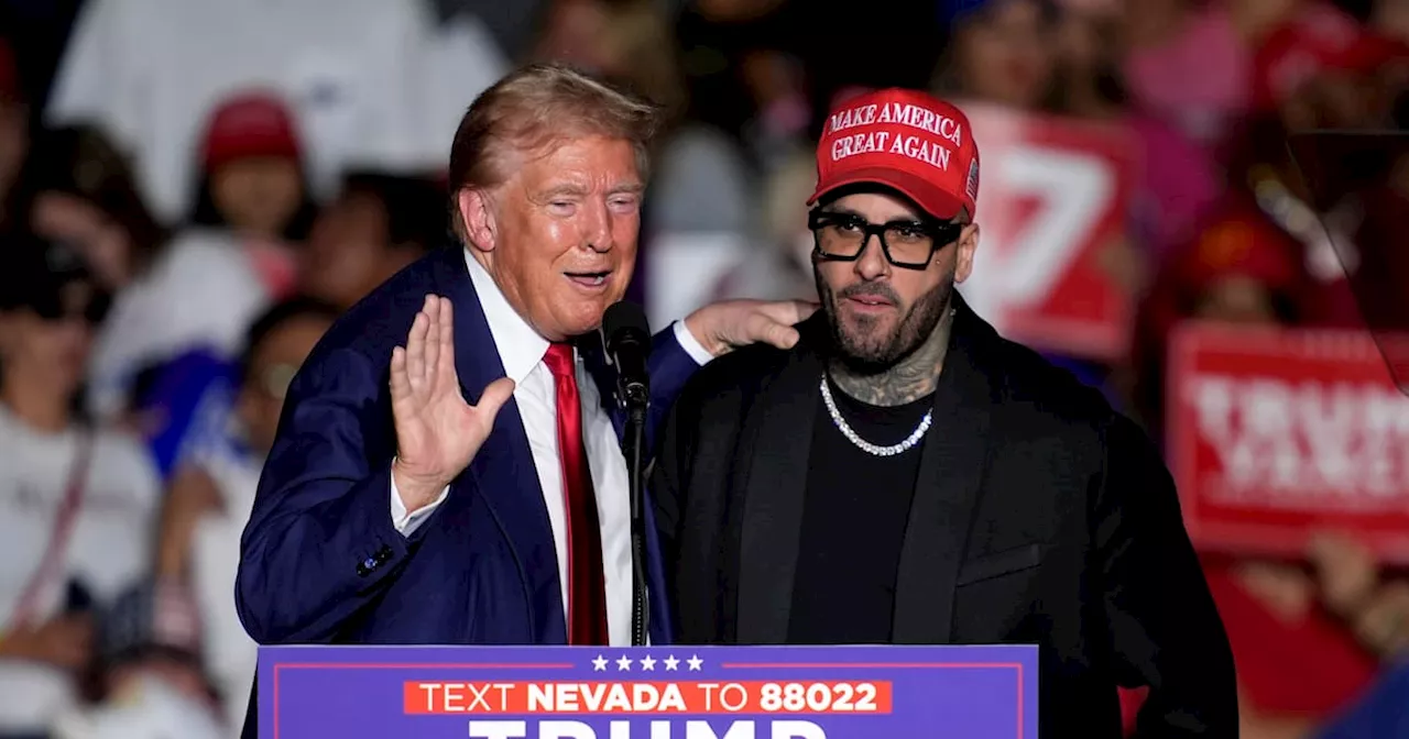 Nicky Jam respalda a Trump pese a ser confundido con una mujer