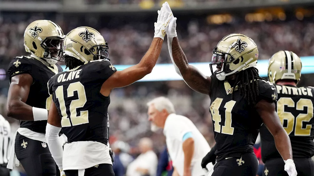 Alvin Kamara scores 4 TDs as Saints' offense explodes again