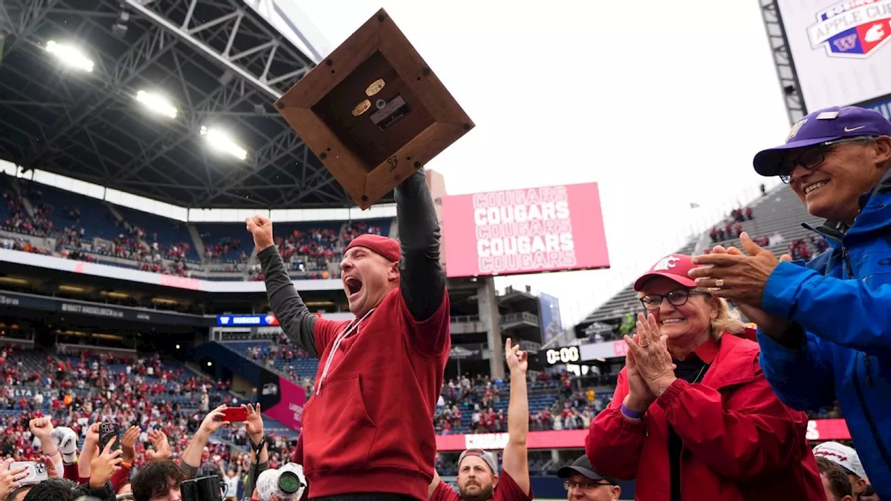 Washington State revels in Apple Cup win over rival Washington