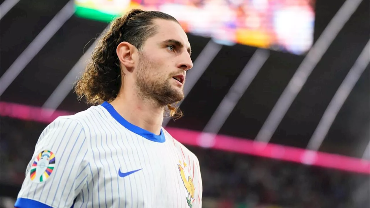 Adrien Rabiot en 'négociations avancées' avec l'OM, selon L'Equipe