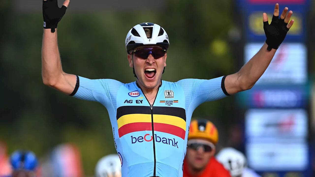 Tim Merlier devient champion d'Europe de cyclisme sur route