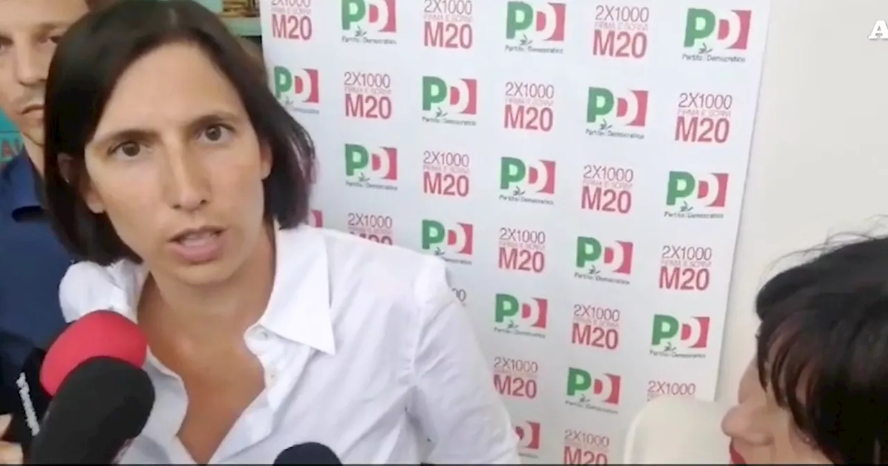 Schlein: “Inopportuno l’intervento di Meloni su Salvini” 