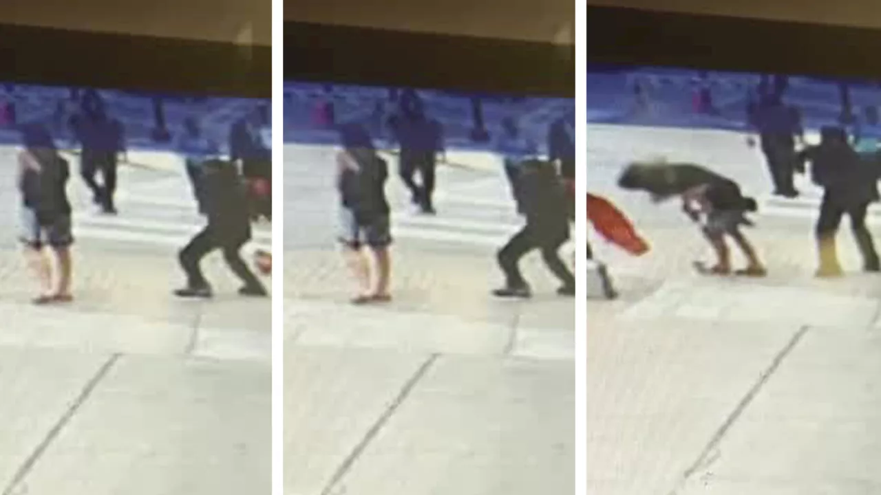 Surveillance Video Captures Unprovoked Attack on Woman in Downtown Dallas