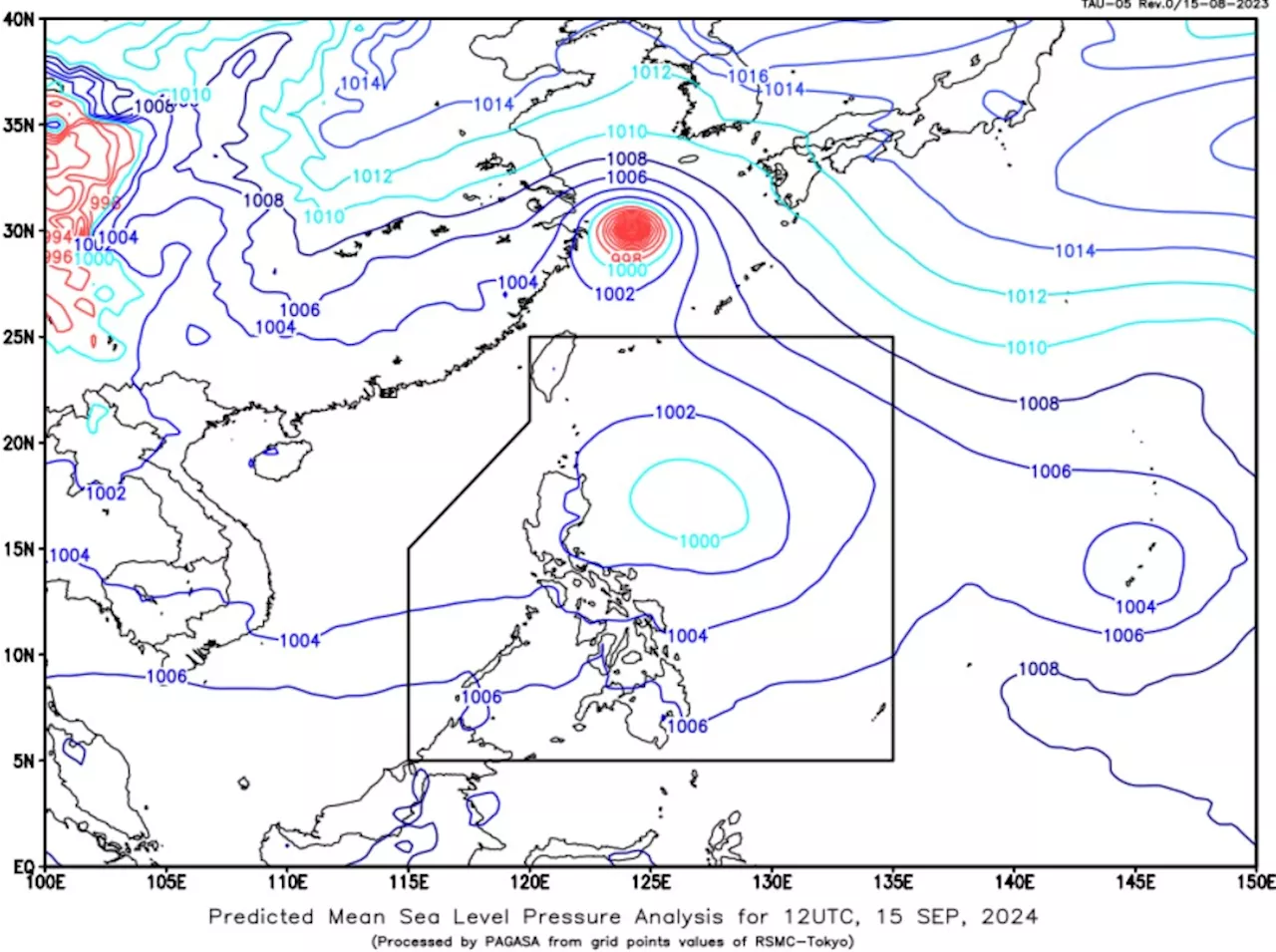 PAGASA: LPA inside PAR could turn into a storm