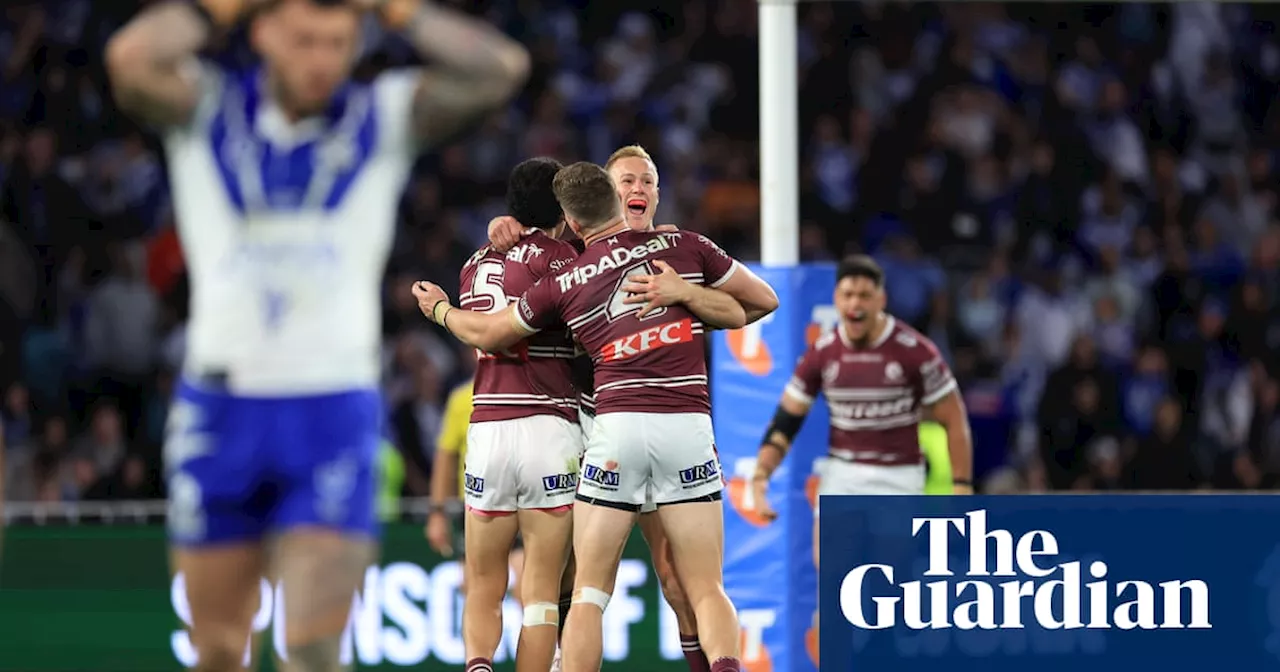 Manly end Canterbury’s fairytale NRL season with come-from-behind finals win