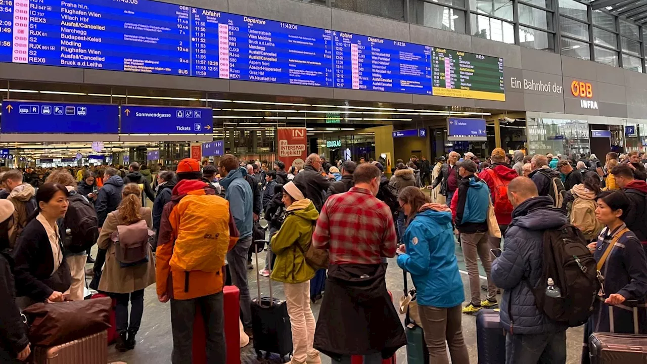 Sturmtief 'Anett' lähmt Österreich: Züge stillgelegt, Überflutungen in Wien