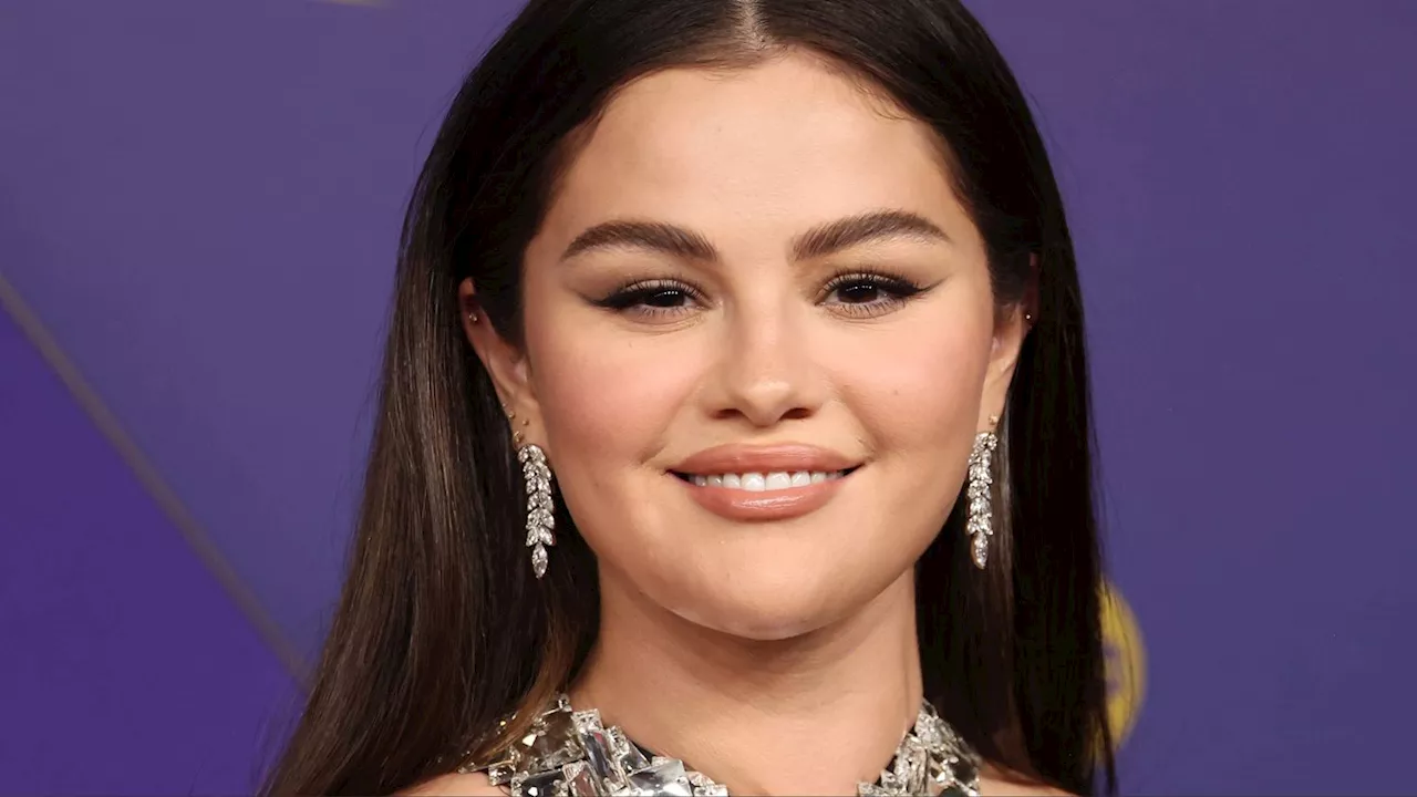 Selena Gomez Is Ready for Fall in a Black Velvet Gown at the 2024 Emmys