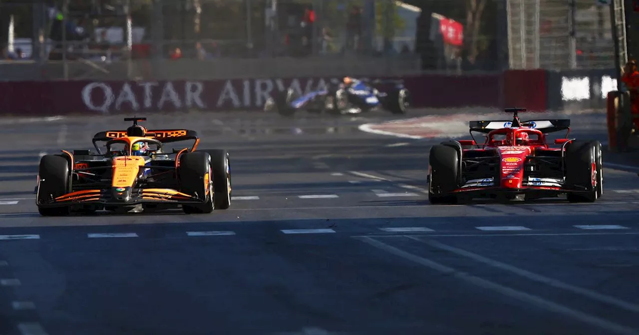 Piastri wins Azerbaijan GP as Perez and Sainz crash in late scrap for podium