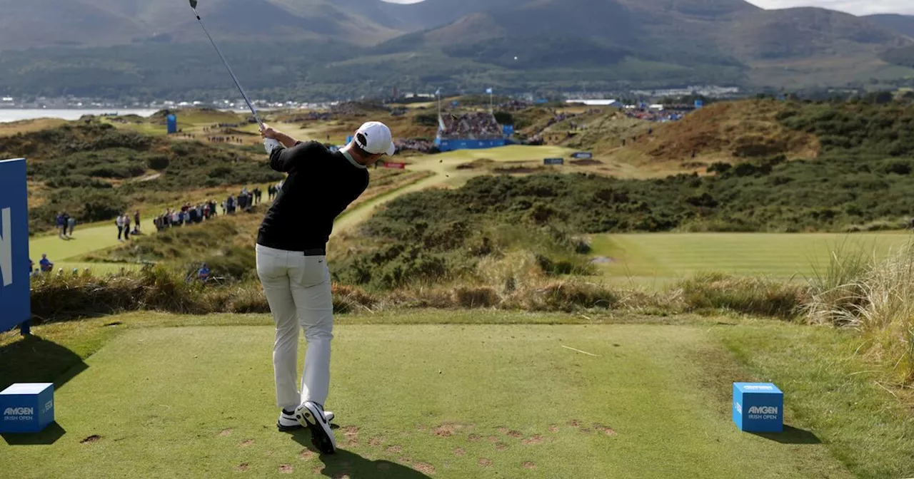 Højgaard steals Irish Open from McIlroy’s grasp with closing hat-trick of birdies