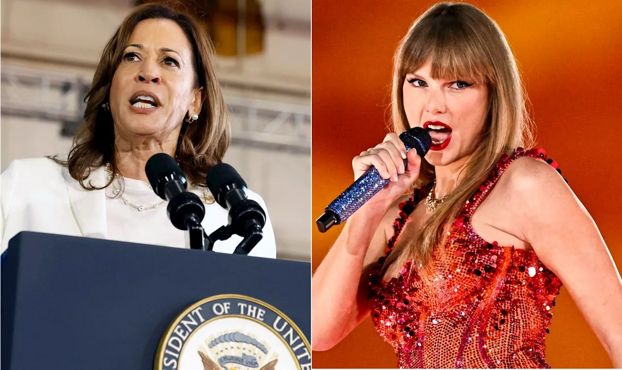 Kamala Harris usa letras de Taylor Swift para atacar Donald Trump em comunicado de campanha presidencial