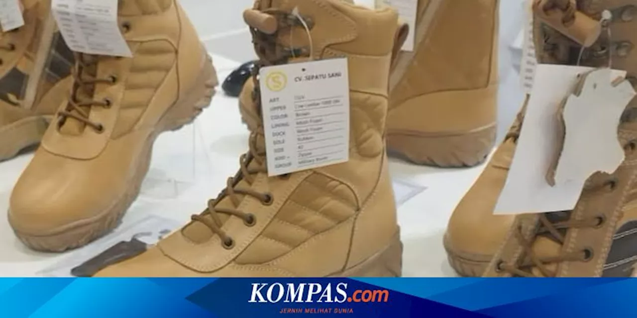 Sepatu Buatan Indonesia Tampil di Pameran Perlengkapan Militer Australia