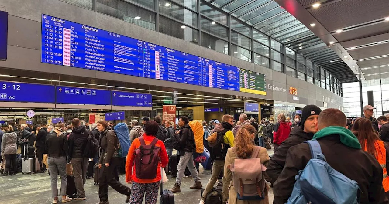 Westbahn unterbrochen: Richtung Westen geht gar nichts mehr