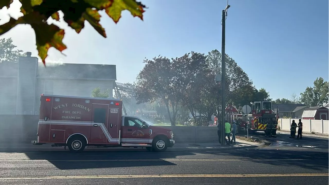 West Jordan man runs into burning house before roof collapse to save neighbors