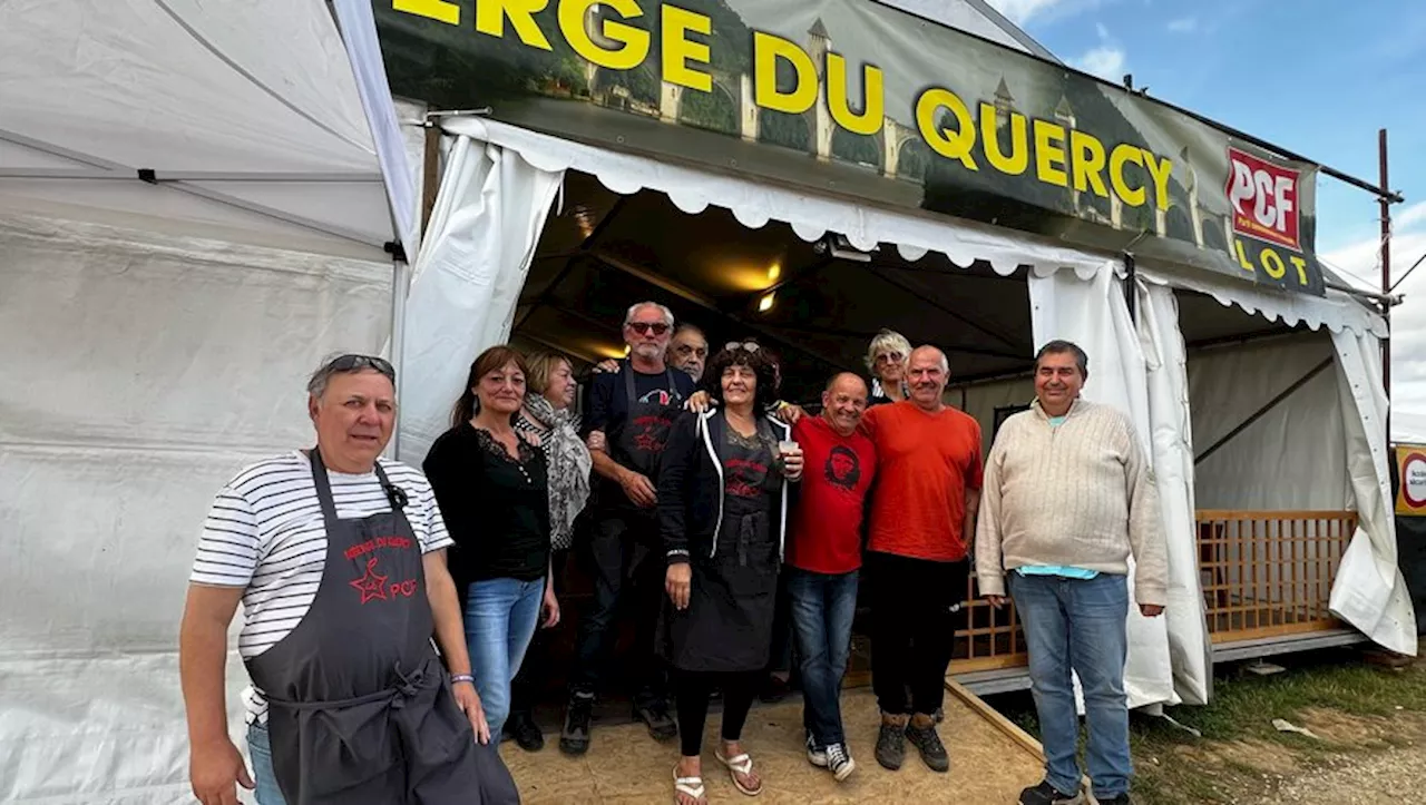 À la Fête de l’Huma, les Lotois servent des centaines de repas