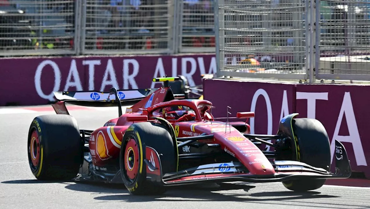 VIDEO. Formule 1 : Le crash impressionnant entre Carlos Sainz et Sergio Perez en pleine ligne droite à un tour