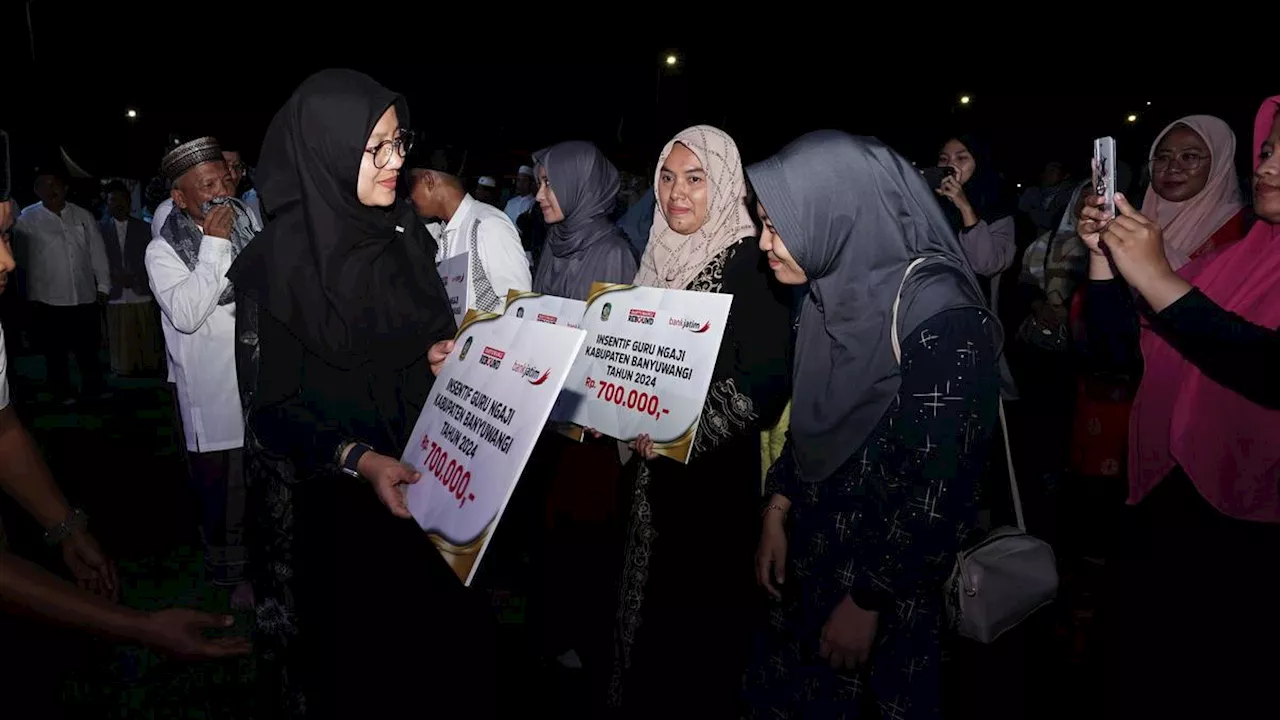 14 Ribu Lebih Guru Ngaji di Banyuwangi Dapat Insentif saat Peringatan Maulid Nabi