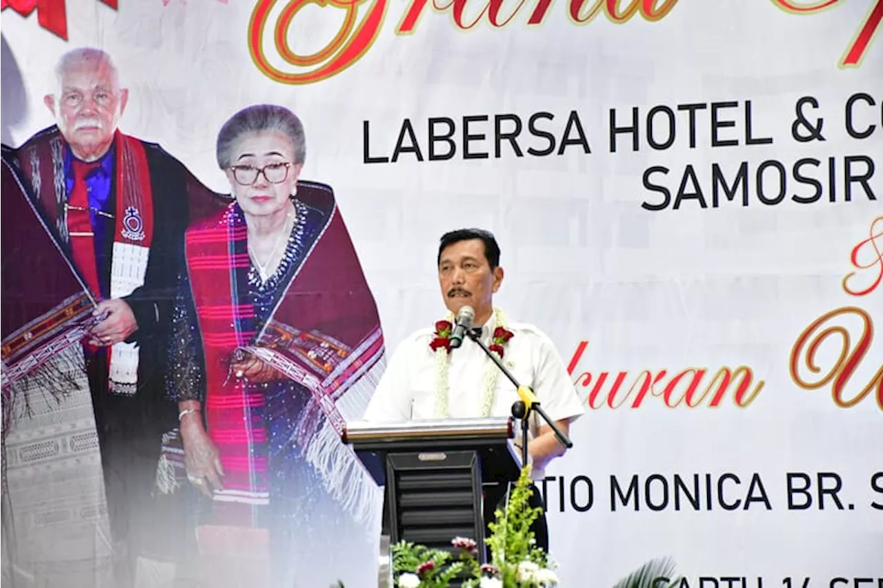 Luhut Optimistis Kabupaten Samosir Terus Dilirik Investor