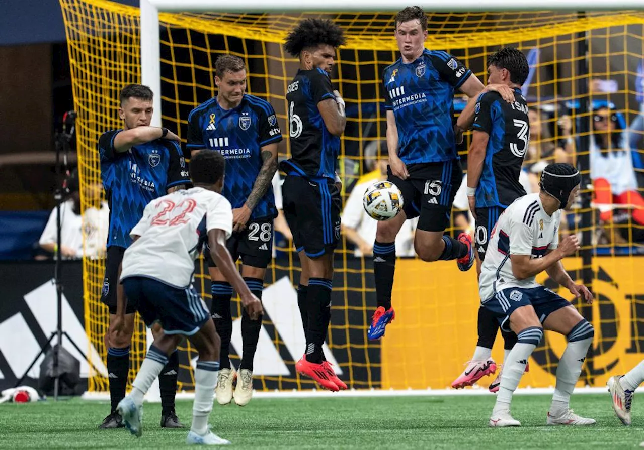 Earthquakes can’t beat Whitecaps in Vancouver