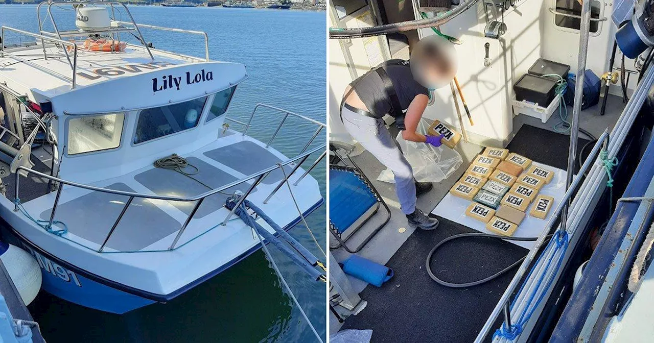 Fishing boat carrying £100,000,000 of cocaine busted off Cornwall coast