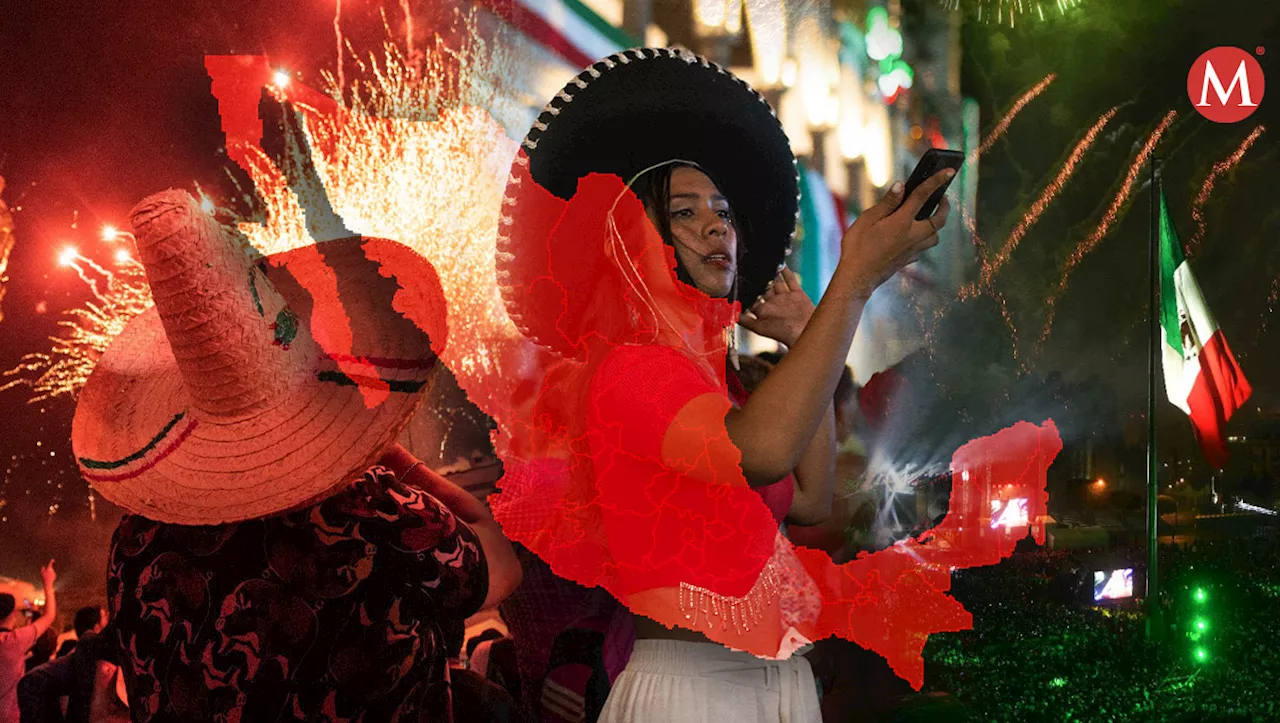 Así se celebra el Grito de Independencia 2024 en los diferentes estados de México