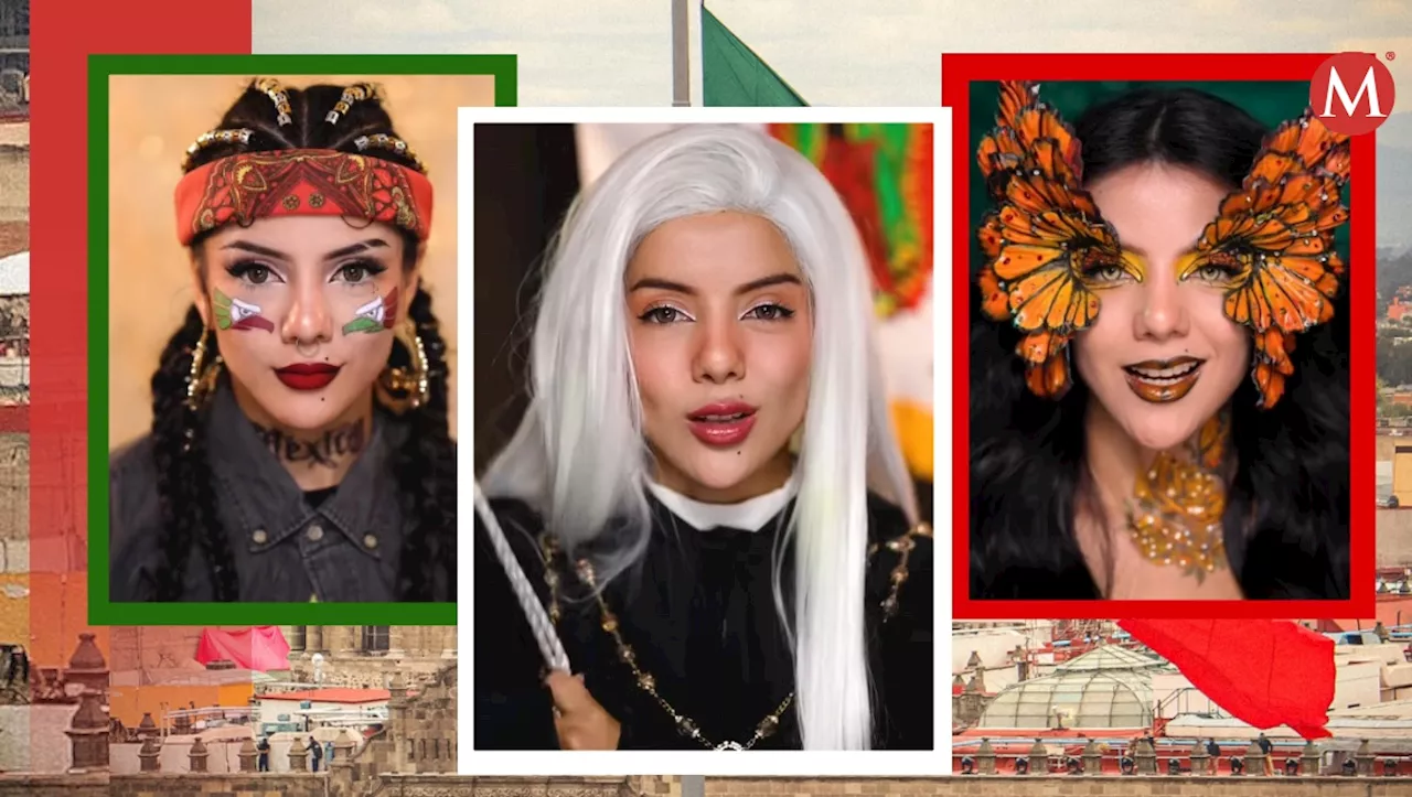 ¡Orgullo mexicano! Influencer arrasa en TikTok con maquillajes sobre fiestas patrias